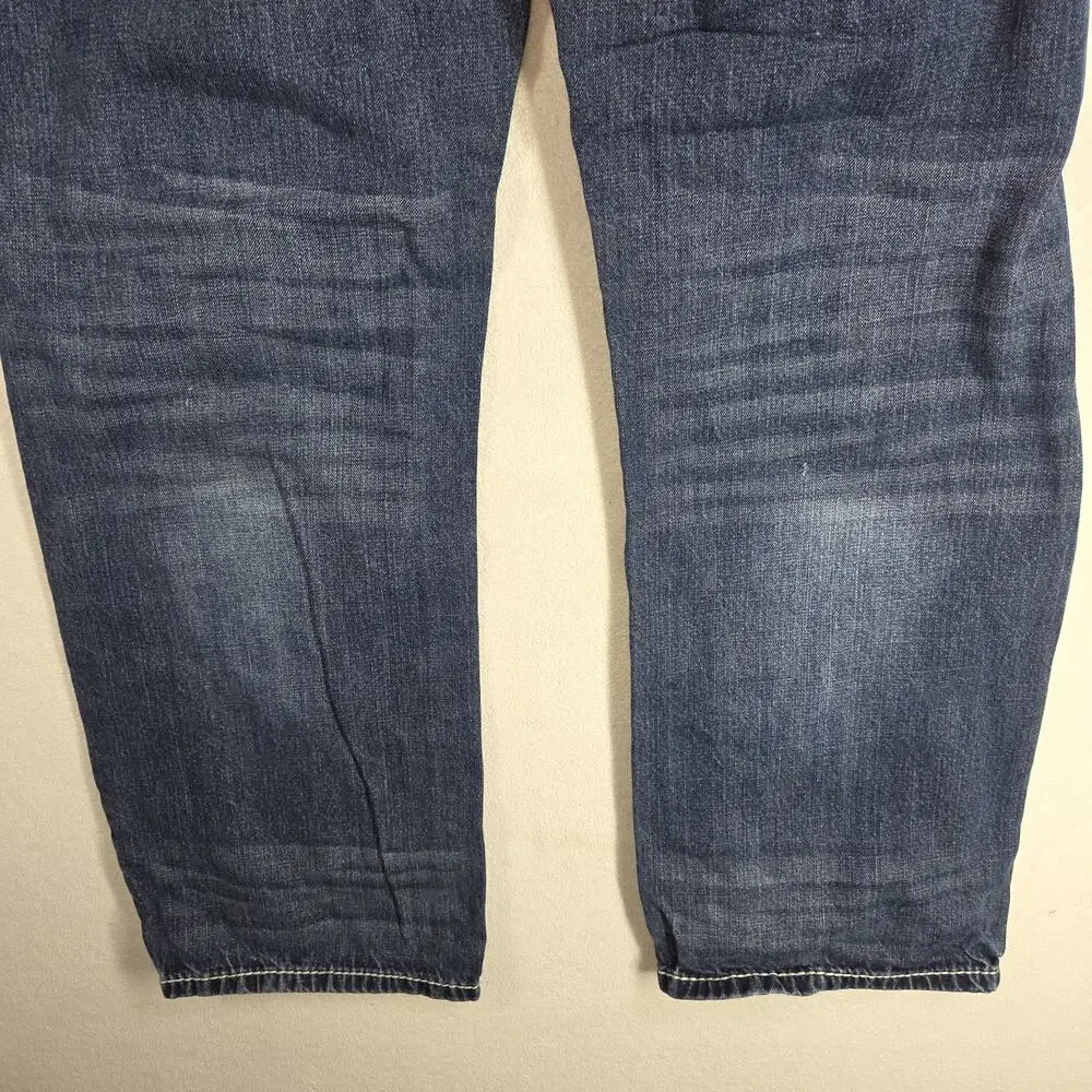 Vtg Faded Glory Mens Relaxed Fit Blue Denim Jeans Size 38x32 Cotton Y2k 2000s